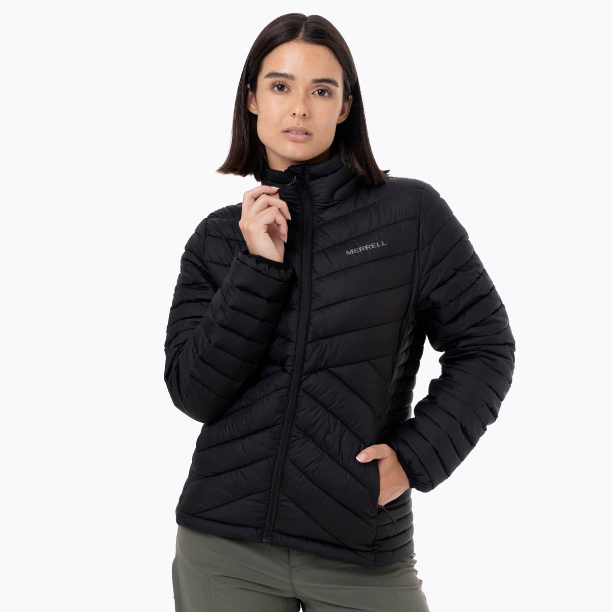 Campera Mujer Full Zipper Parka