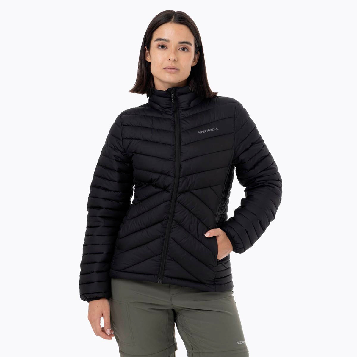 Campera Mujer Full Zipper Parka