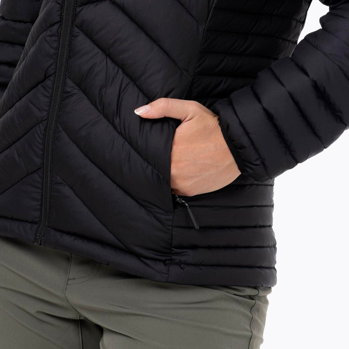 Campera Mujer Full Zipper Parka