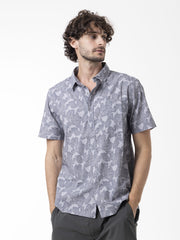 Camisa Manga Corta Hombre Viscose Printed Shor