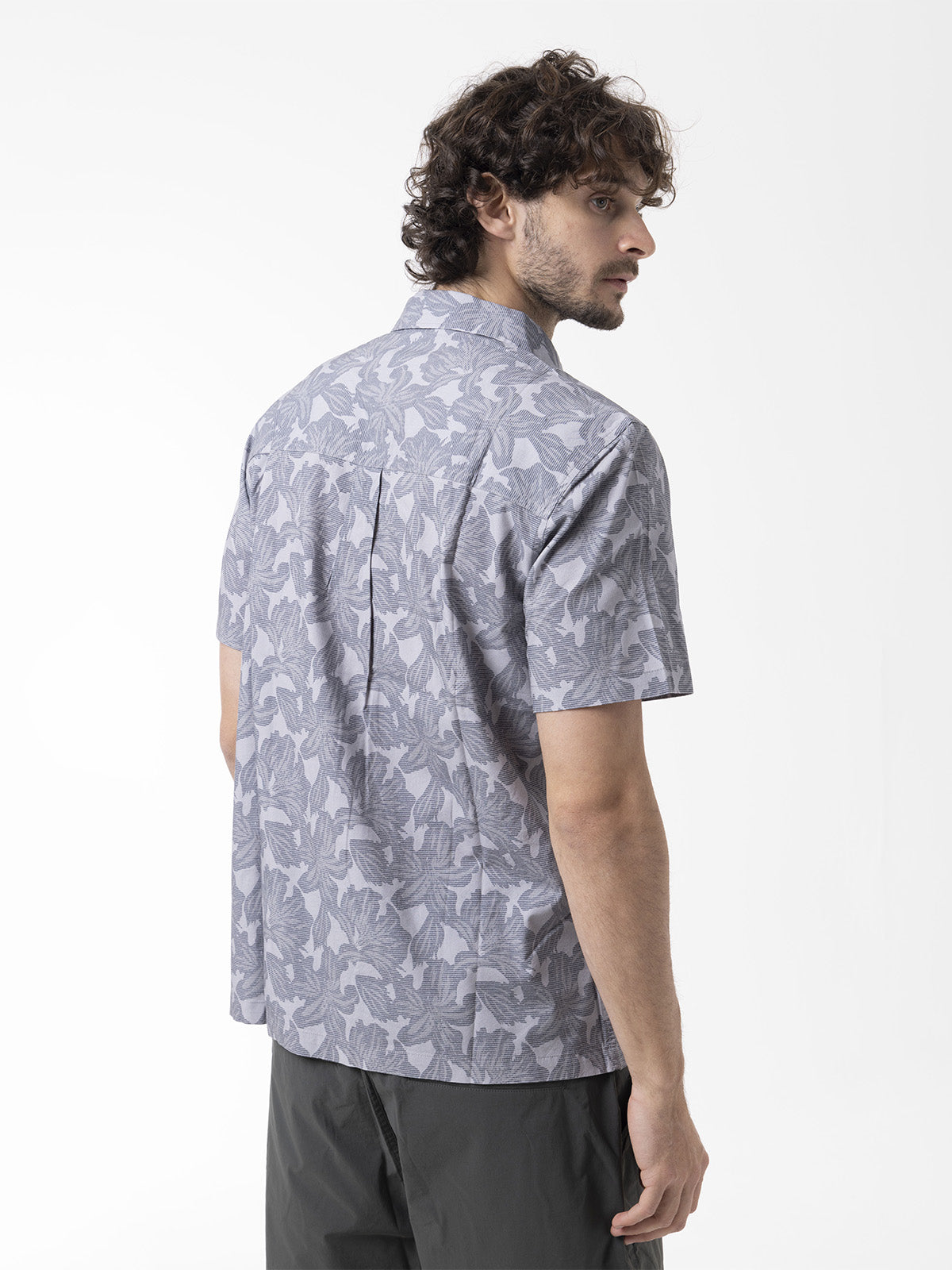 Camisa Manga Corta Hombre Viscose Printed Shor